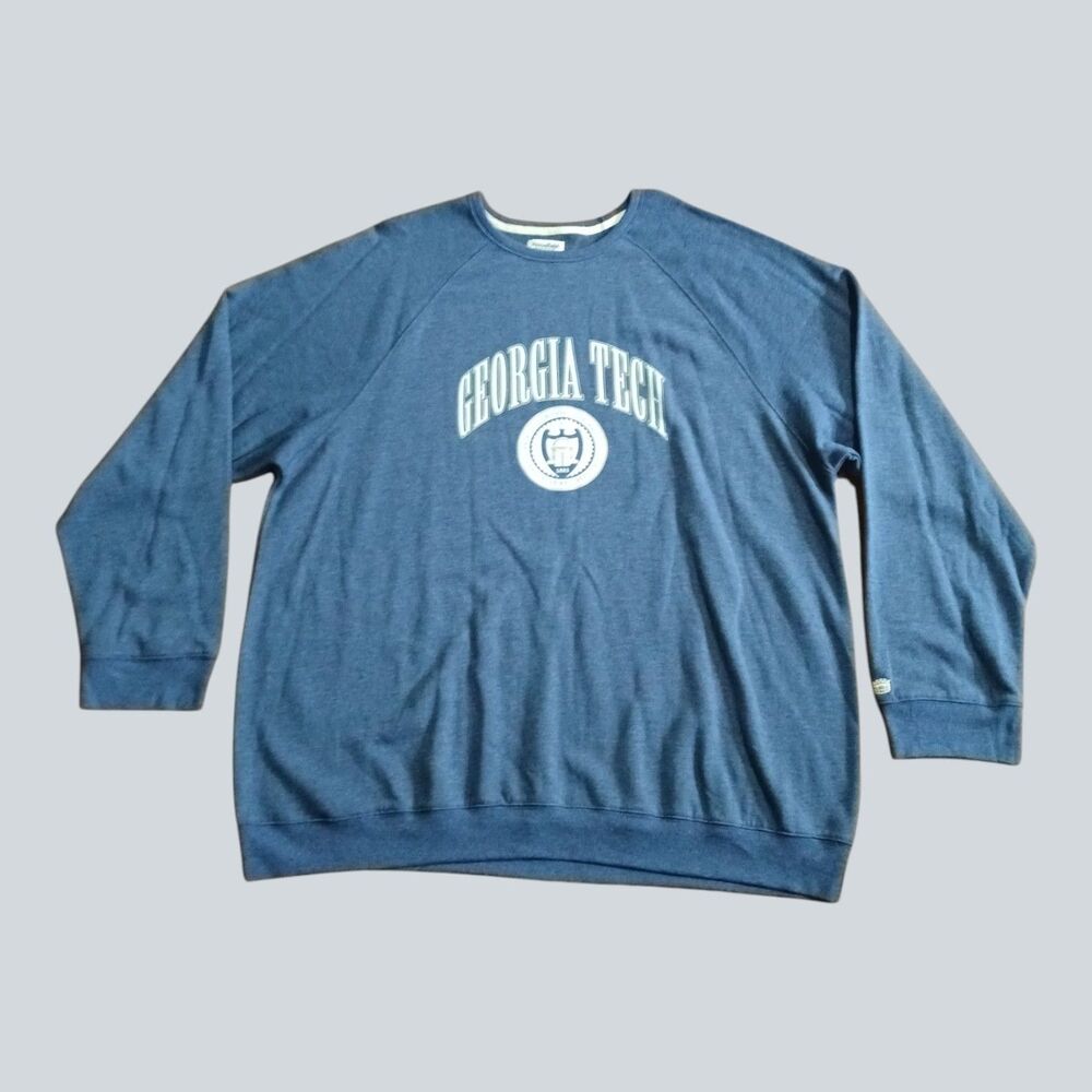 Georgia Tech Yellow Jackets Graphic Sweatshirt Blue Size 4XL Homefield